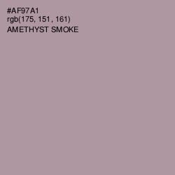 #AF97A1 - Amethyst Smoke Color Image
